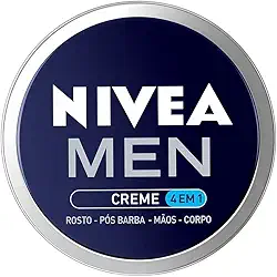 NIVEA MEN Creme 4 em 1 75g - Hidratação intensa, evita ressecamento, com vitamina E, textura creme, rápida absorção