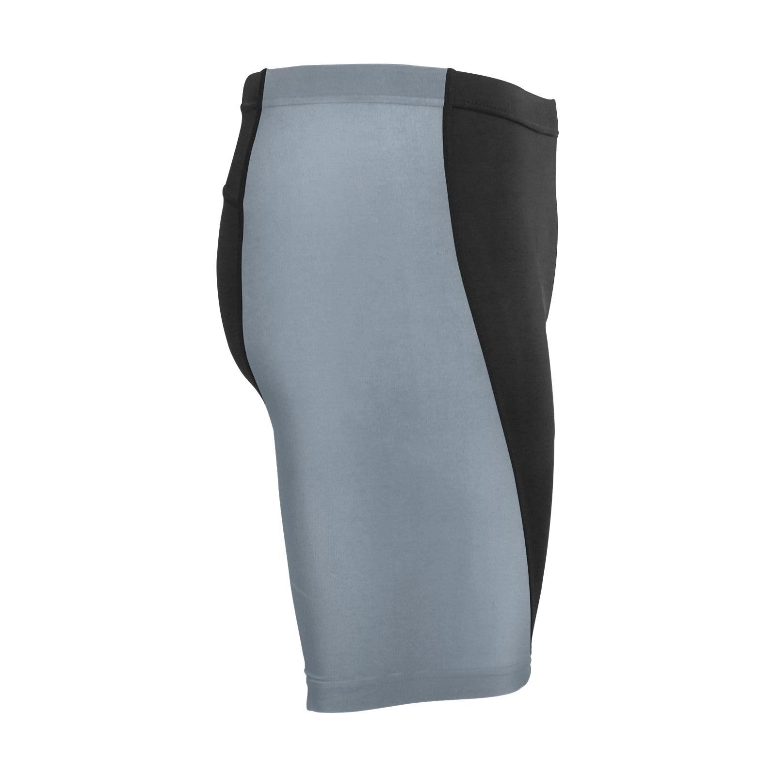 Compressed Shorts, Men's Polyester Running Shorts, Exercise and Sports Light Slate Gray