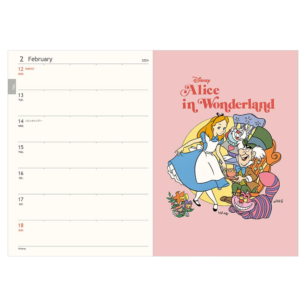 Amazon.co.jp: サンスター文具 ディズニークラシック 2024年 手帳