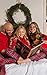 PajamaGram Christmas Pajamas For Family, Stewart Plaid, Women's LG Red