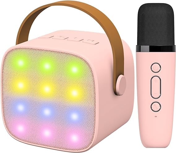 See full amazon price history chart for Mahadev Toy Karaoke Machine for Kids Age 4-12 Kids Microphone with 1 Wireless Mics Portable Bluetooth Karaoke Speaker with LED Lights for Kids&Adults Toys for 5 6 7 8 9 10 11 Years Teens Girl Boys Mahadev Toy Karaoke Machine for Kids Age 4-12 Kids Microphone with 1 Wireless Mics Portable Bluetooth Karaoke Speaker with LED Lights for Kids&Adults Toys for 5 6 7 8 9 10 11 Years Teens Girl Boys (B0D6L3GX8D) Amazon Price History, Amazon Price Tracker