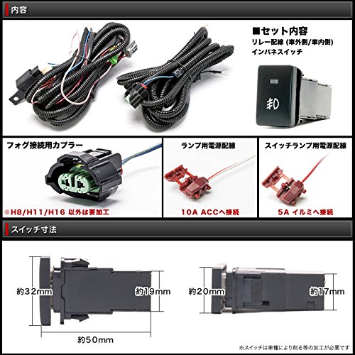 AZK10SAI用 Amazon | AZK10 SAI（サイ) [H21.12-] フォグランプキット