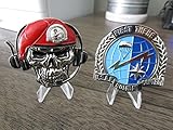 Lot of 2 Afsoc USAF Cct Combat Control Skull First There Challenge Coins