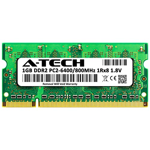 Image of A-Tech 1GB RAM Replacement for Synology DDR2-800-1GB | DDR2 800 MHz PC2-6400 SODIMM Non-ECC Unbuffered Memory Compatible for RS2211RP+, RS2211+, DS2411+, DS1511+, RS810RP+, RS810+, DS1010+