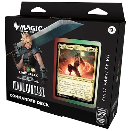 Mazo de Commander de Final Fantasy VII, de Magic: The Gathering | Límite (Versión en Inglés) | Ya disponible en tu tienda friki favorita! En mundofriki.es! Mazo de Commander de Final Fantasy VII, de Magic: The Gathering | Límite (Versión en Inglés) | Ya disponible en tu tienda friki favorita! En mundofriki.es!