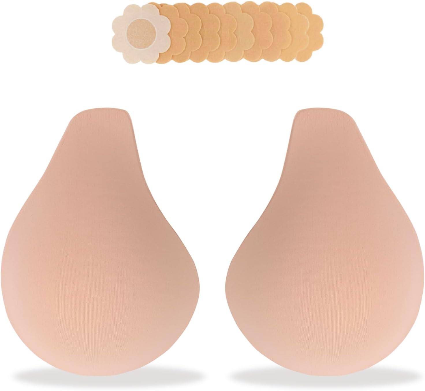 Bontierie 2026 Seamless Added Lift Nipple Covers Ultra-Thin Reusable Push up Sticky Pasties