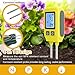 Gslxheal 4 in 1 NPK Soil Tester Digital, LCD Soil Fertility Meter for Nitrogen Phosphorus Potassium & Temperature Measurement, High Accuracy Soil Analyzer