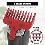 Wahl Edge Pro Bump Free Corded Beard Trimmer for Men Touch Up Trimmer & Grooming Detailer Kit – Perfect for Edging Beards, Mustaches, Hair, & Stubble, – Model 9686-300 - Image 5