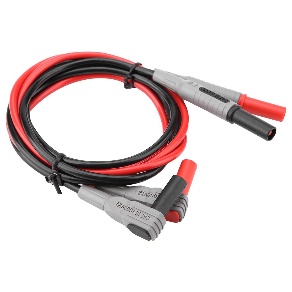 Cleqee – Kit De Fils De Test Multimètre Série P1300, Câbles Fiche Banane De 4mm, Crochet De Test Crocodile, Sondes à Clip, Prise De Pelle, Outil Automobile