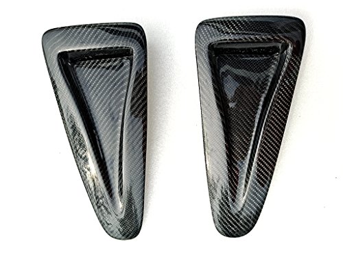 Eppar New Carbon Fiber Fender Scoops Hood Scoops 2PCS for Nissan GTR R35 GT-R 2008-2016 (Hood Scoop 2PCS)
