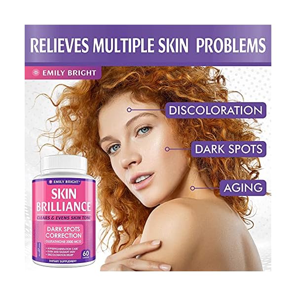 Glutathione-Whitening-Pills-2000mcg-Glutathione-Better-than-Skin-Lightening-Cream-Dark-Spots-Acne-Scar-Remover-Hyperpigmentation-Treatment-Anti-aging-Effect-and-Powerful-Antioxidant-60cap Glutathione Whitening Pills - 2000mcg Glutathione - Better than Skin Lightening Cream - Dark Spots & Acne Scar Remover, Hyperpigmentation Treatment - Anti-aging Effect and Powerful Antioxidant - 60cap