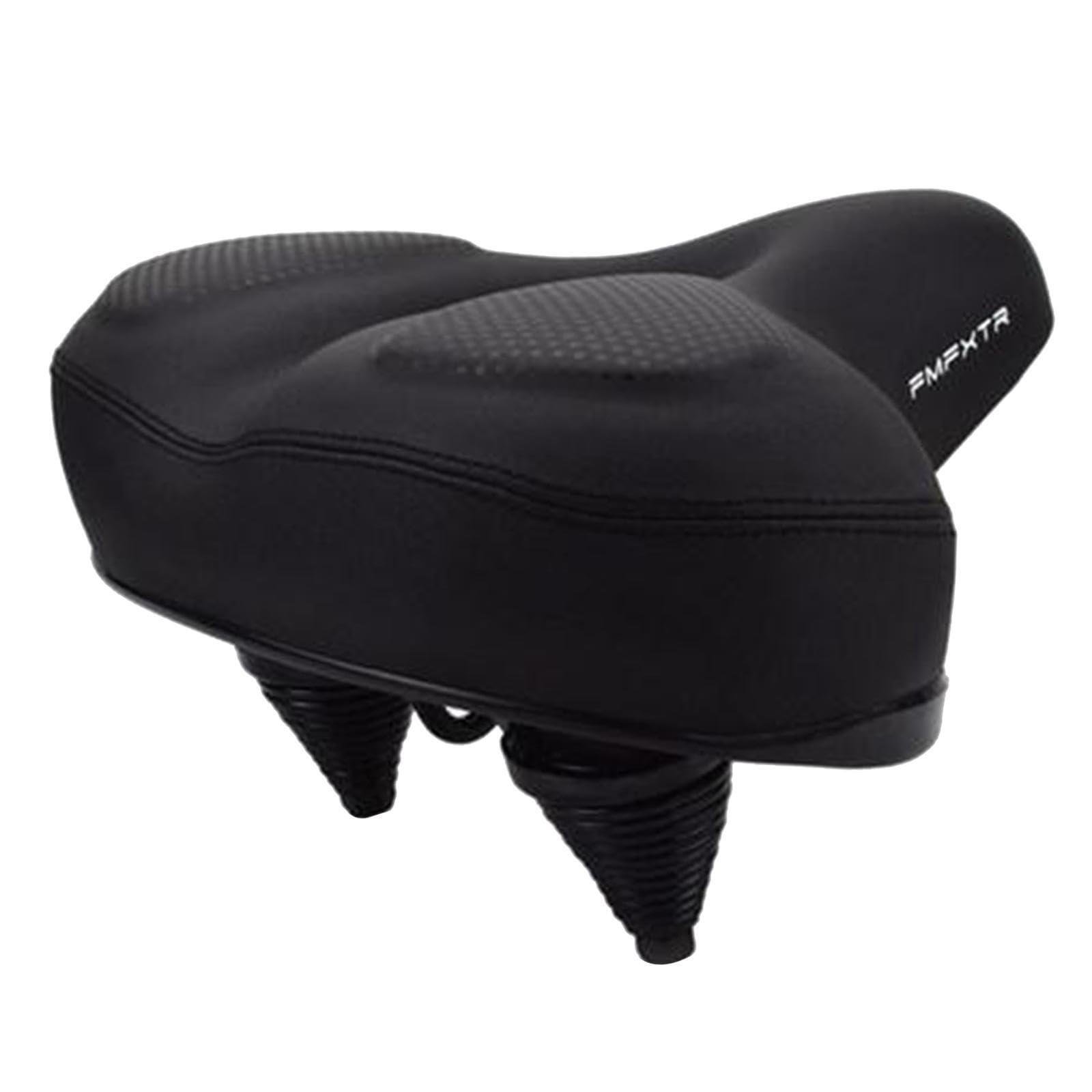 Gepolsterter Fahrradsattel aus hochdichtem Schaumstoff – Komfortables Kissen für alle Radtouren. Atmungsaktiv und druckentlastend. Dieser, Schwarzes Gel, 26 x 26 cm