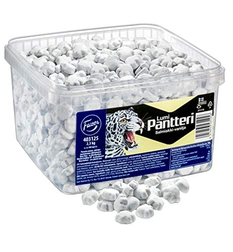 Fazer Lumipantteri salmiak-vanille confiserie réglisse finlandaise en gros