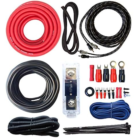 SoundBox TCK4, 4 Gauge OFC Complete 0 GA Copper Amplifier Install Wiring Kit Cover