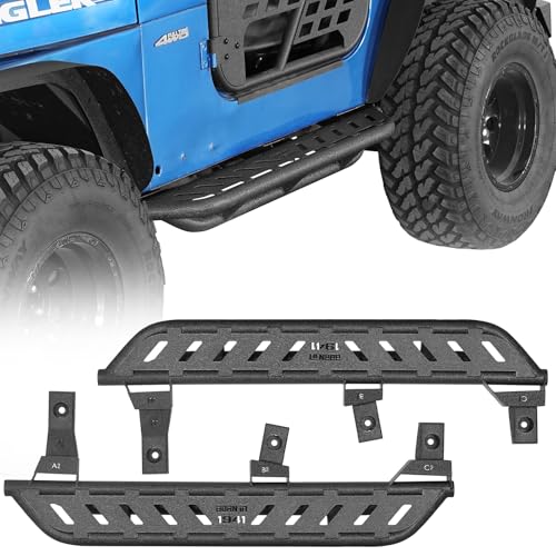 Estribos laterales para Jeep Wrangler 1997-2006 miniatura 1