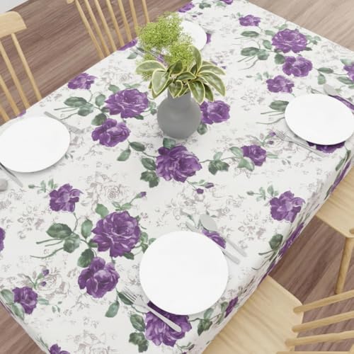 Image of Wings Star Dining Table Cover for 6 Seater, 54 x 78 inch Size, Waterproof and Dustproof Table Sheet,Dining Table Cover 6 Seater Waterproof (Multi, 54 x 78 inch Dining Table Cloth Rectangular