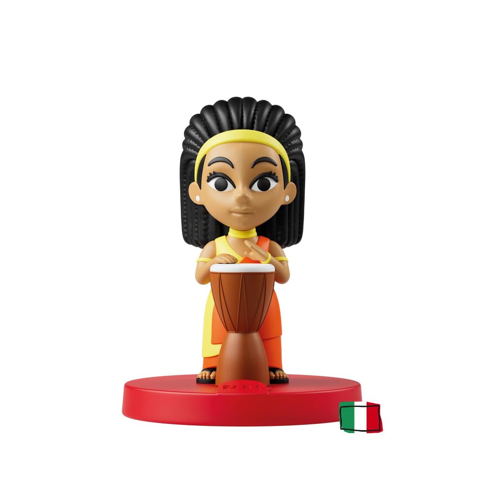 FABA Personaggio Sonoro – Africa in musica – Musiche, canzoni e suoni per bambini e bambine 0-1 anni - Ascoltabile Raccontastorie, gioco educativo versione italiana