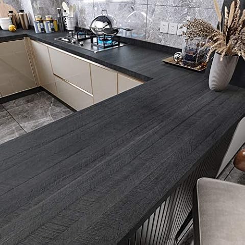 WESTICK Black Peel and Stick Wallpaper Cover