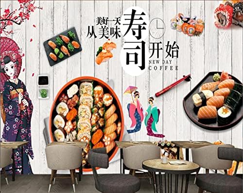 DEKii Papel pintado personalizado 3D Cocina japonesa Restaurante de sushi Comida japonesa Restaurante de sushi Restaurante de catering Herramientas