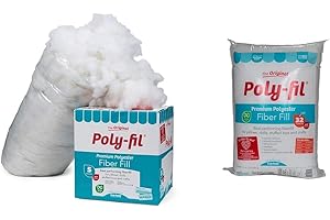 Fairfield Original Poly-Fil Premium Polyester Fiber Fill for Crafting, 5 lbs