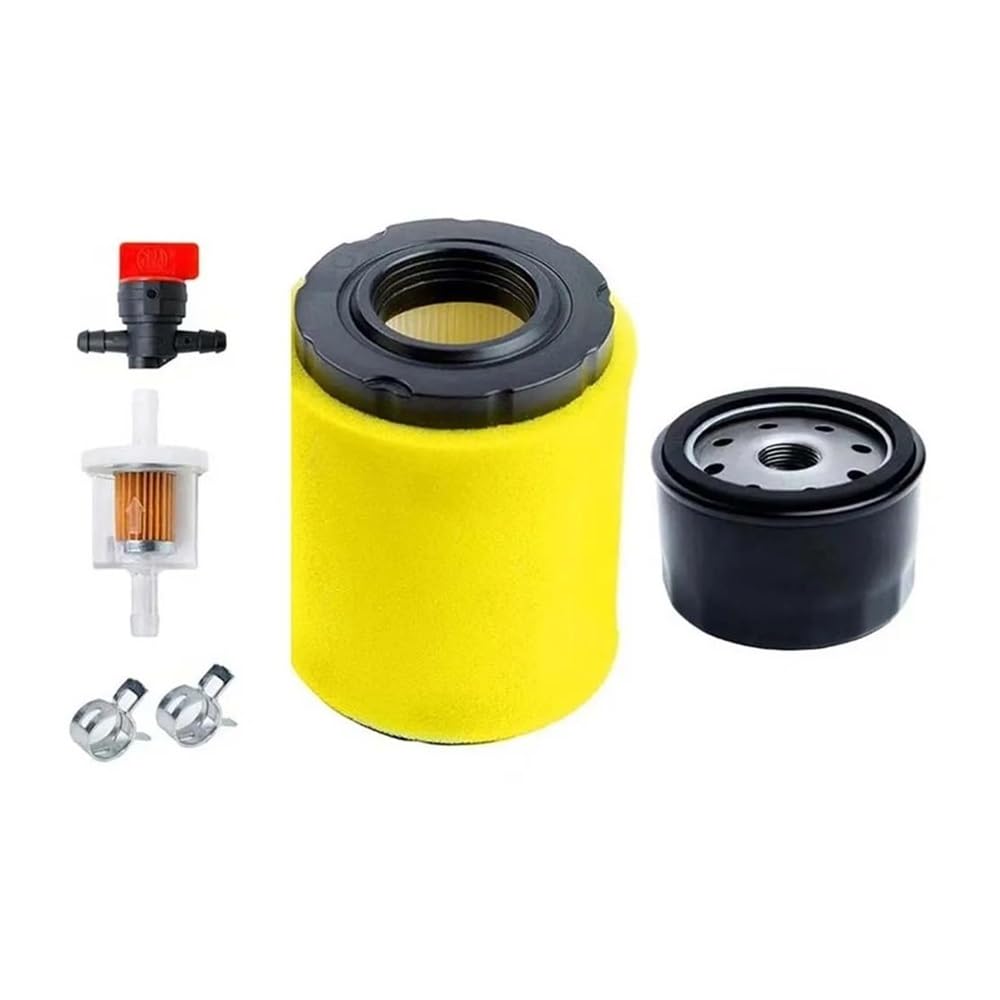 Kit de filtro apto for L105 L107 L108 LA135 LA145 D100 D110 D130 D140 D160 D170 D105 D120 Tractores cortacésped Reemplazar 591334 796031 594201 Mantenimiento al aire libre Piezas de cortacésped