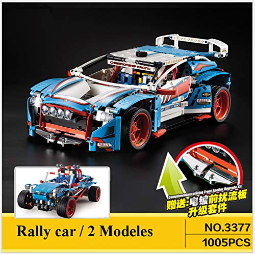 Decool 2 in 1 Rally car oder Buggy - 3377 - besteht aus 1005 Bausteine, für Kinder ab 6 Jahre.