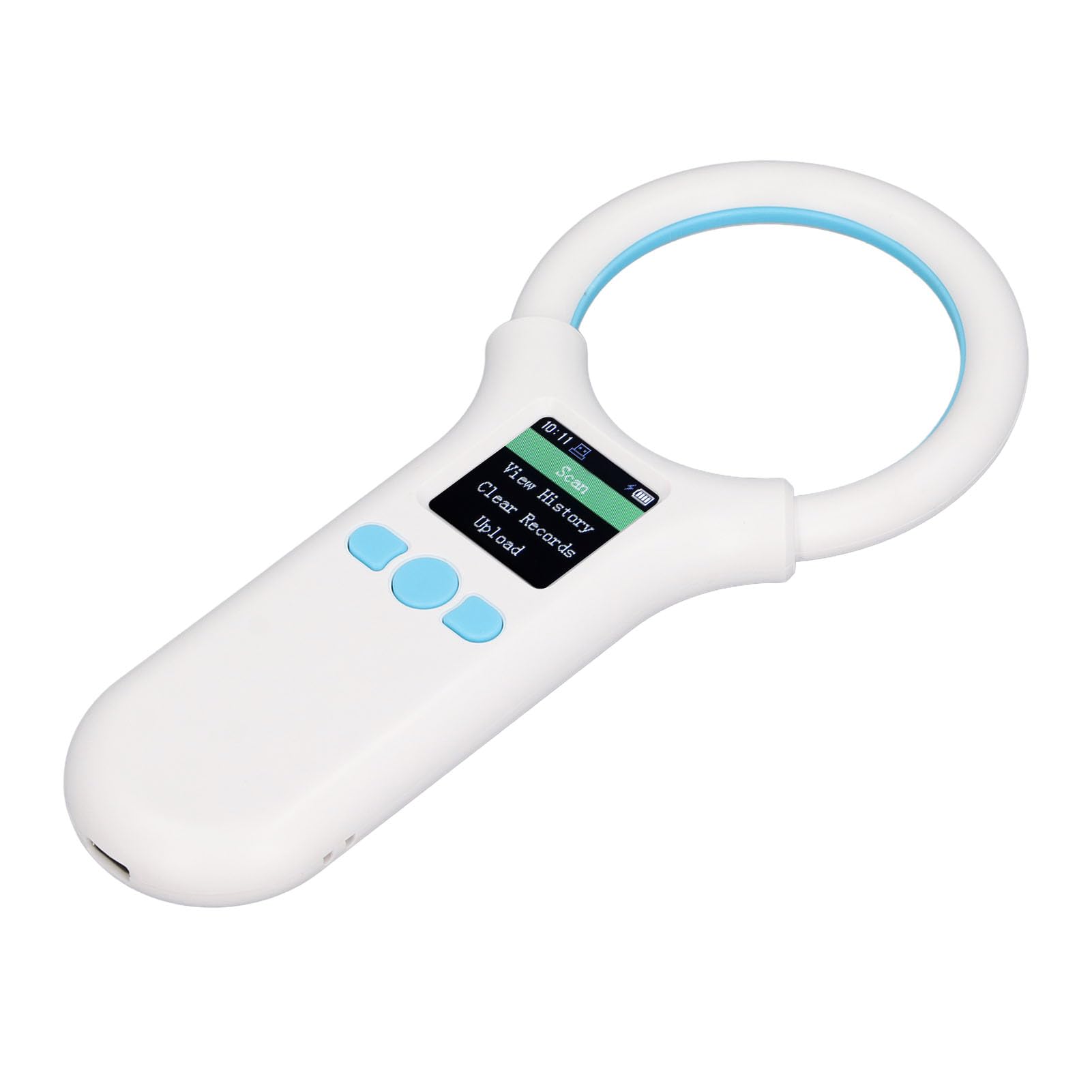 Cryfokt Animal Tag Reader High Brightness Handheld Portable Pet Microchip