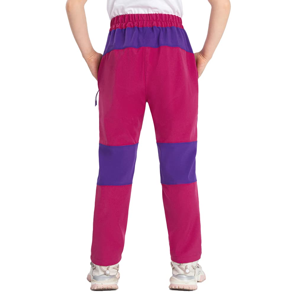 Pantaloni Outdoor per Bambini, Pantaloni da Trekking, Idrorepellenti, Antivento, Traspiranti, Pantaloni da Trekking, Unisex Estivi, Traspiranti Ad Asciugatura Rapida, Pantaloni Sportivi