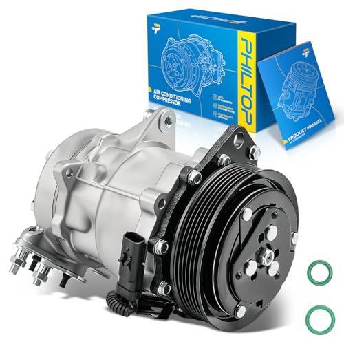 Image of PHILTOP 4335 NEW Air Conditioner AC Compressor with Clutch for Jeep Liberty 2002-2005 3.7L
