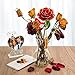 FORGIFTING Flores Rosa Eterna, Chapada de Oro 24K, con 1 Marco de...