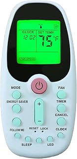 Replacement for Keystone Midea Indurama Air Conditioner Remote Control R09B/BGCE R09/BGCE RG09E/BGCEU1 R09D/BGCE