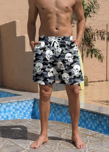 Mens Swim Trunks Quick Dry Beach Shorts Summer Boardshorts with Mesh Lining2