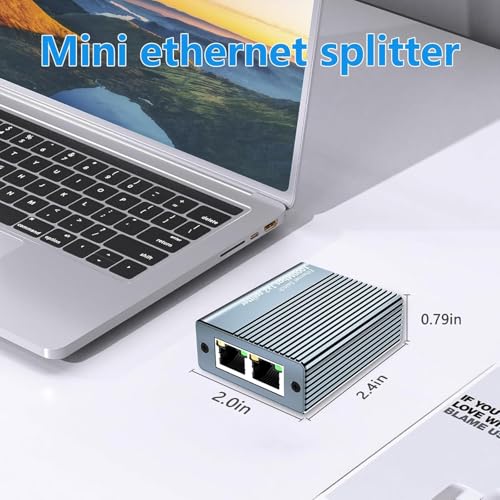 Image of ETZIN LAN Splitter 1 in 3 Output High Speed 1000Mbps LAN Cable Branch Network Splitter LAN Port Expansion Wired LAN Hub Gigabit LAN Cable Bifurcation LAN Internet Splitter Connector (EPL-1466H)