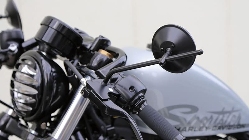 Amazon | キジマ(Kijima) バイクパーツ ミラー ラウンド ロング