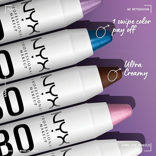 NYX Professional Makeup Jumbo Eye Pencil, Highly Pigmented & Blendable Color, Versatile Stick Format, Use as an Eyeliner, Shadow and Highlighter Pencil, Vegan Formula, Milk, 0.18 Ounce - Image 5