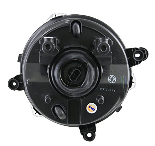 Image of TRQ Passenger Side Headlight Assembly Compatible with 2007-2010 Jeep Compass 2007-2017 Patriot Without Automatic Leveling Headlights CH2503176
