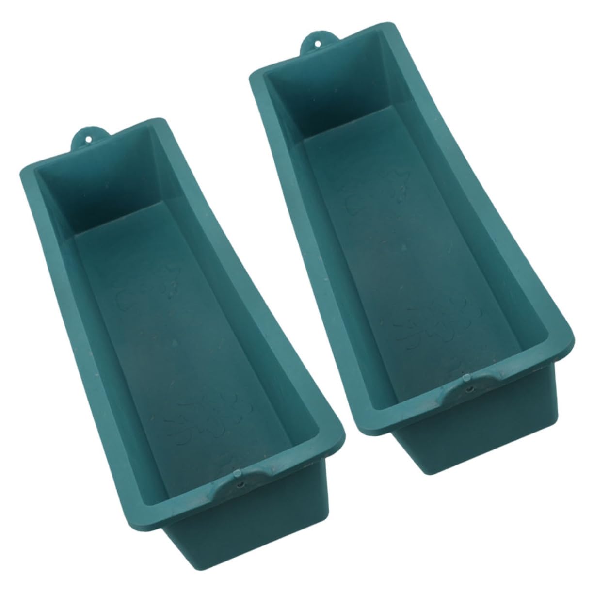 BESPORTBLE Sturdy Poultry Feeder for Chickens and Livestock Rectangular Trough Lid 2-Piece Set for Farm Use Easy to Clean High Capacity Design