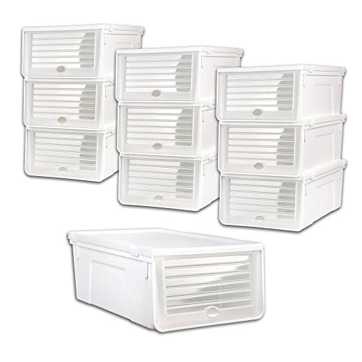 Schramm® 10 Piezas Cajas de Zapatos 35x27x17cm Caja de Zapatos Caja de Zapatos Caja de Zapatos Caja de Zapatos Caja de Zapatos