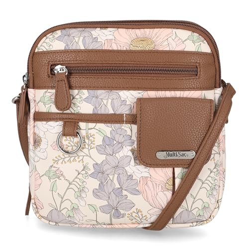 Multisac Women's MultiSac North South Mini Zip Around Crossbody Bag