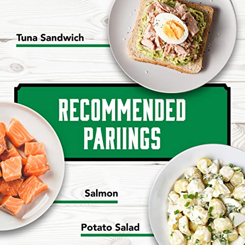 Inglehoffer Creamy Dill Mustard 9.75 oz, Savory Mustard with Dill, Lemon & Capers