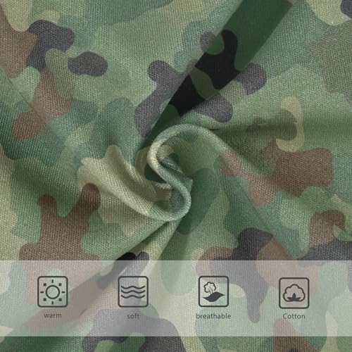 Classic Green Camouflage Panties Little Girl Girls Underwear Toddlers Cotton Print Underpants Briefs 2t3