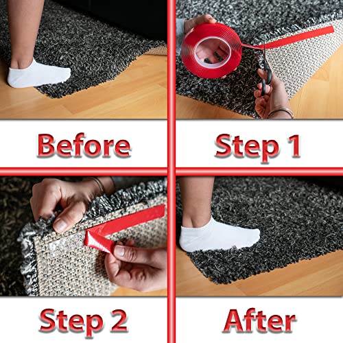 POPPSTAR Nastro biadesivo trasparente in acrilico