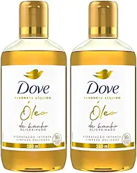 Kit Sabonete Líquido Dove Óleo de Banho Glicerinado 240ml (2 Unidades)