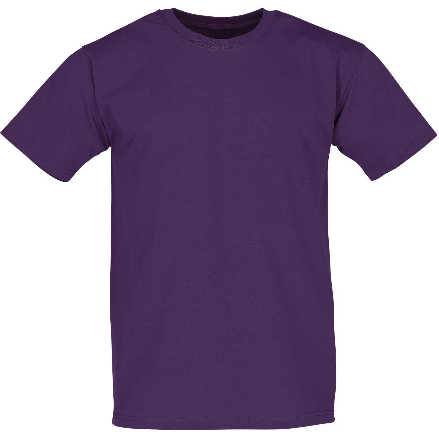 Fruit of the Loom Men's Valueweight Short Sleeve T-Shirt, Purple, XL