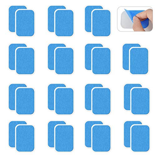 Ledeak 30 Pieces Replacement Abs Trainer Gel Pads, Reusable Hydrogel Gel Sheet Pad, Multifunctional Abdominal Toning Belt Muscle Toner Abs Trainer Accessories, Ideal for Adult Men Women