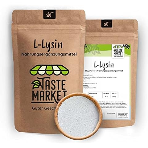 2 x 1 kg L-Lysin HCL Pulver Cover