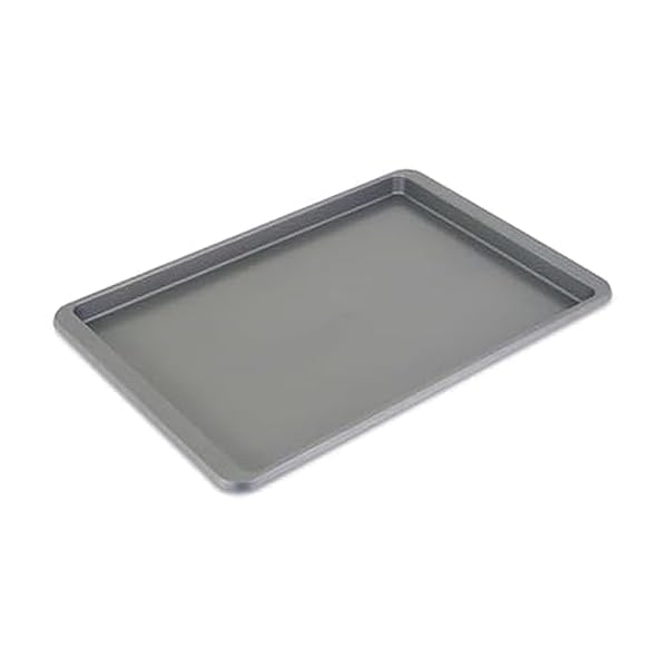 KitchenAid 13x18in Nonstick Aluminized Steel Baking Sheet, Contour Silver