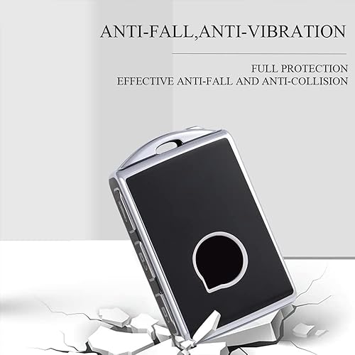 Miniatura 9 de HIBEYO Funda para llave Volvo de TPU para Volvo XC90 XC60 XC40 S60 S90 V90 V60 Polestar 1 T5 T6 Accesorios Cubierta de llave Smart Key Holder