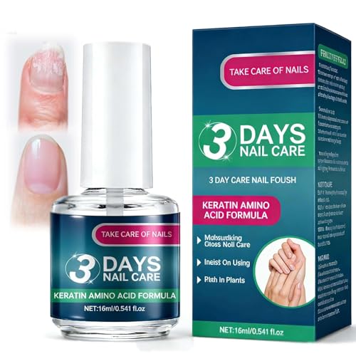 3 Days Nail Care Nail Care Oil with Keratin Amino Acids 16ml Daily Nails Strengthening & Nourishment for Healthy Nails 1PC