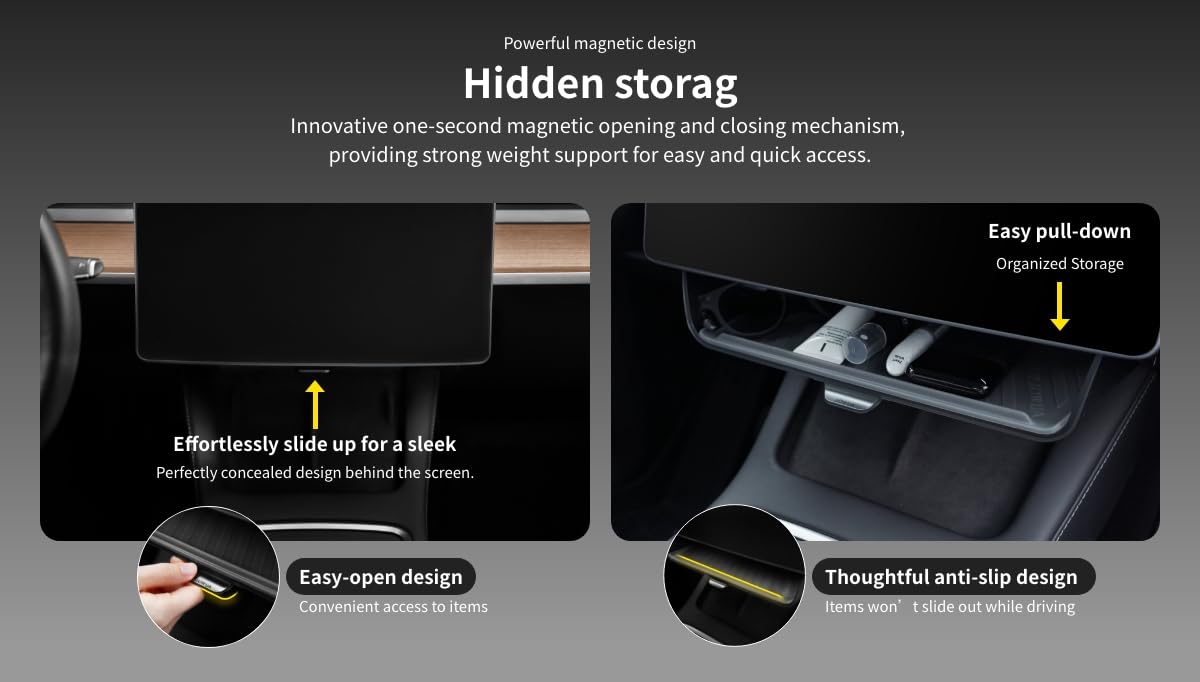 Amazon.co.jp: Jowua Under Screen Invisible Station Tesla Model Y